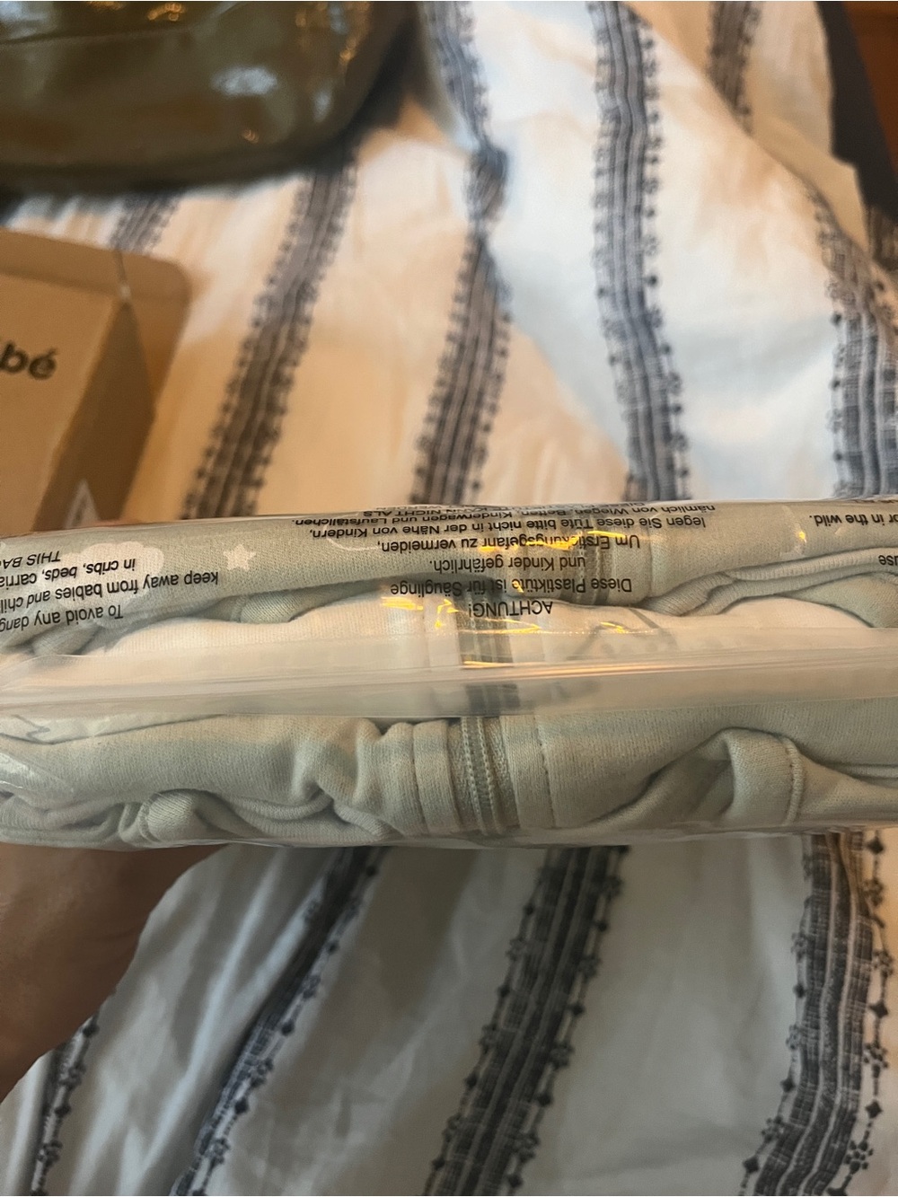 Neutral Sage Toddler Zip Sleep Sack - 2T-3T - Picture 2 of 6